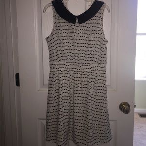 Black and white dress